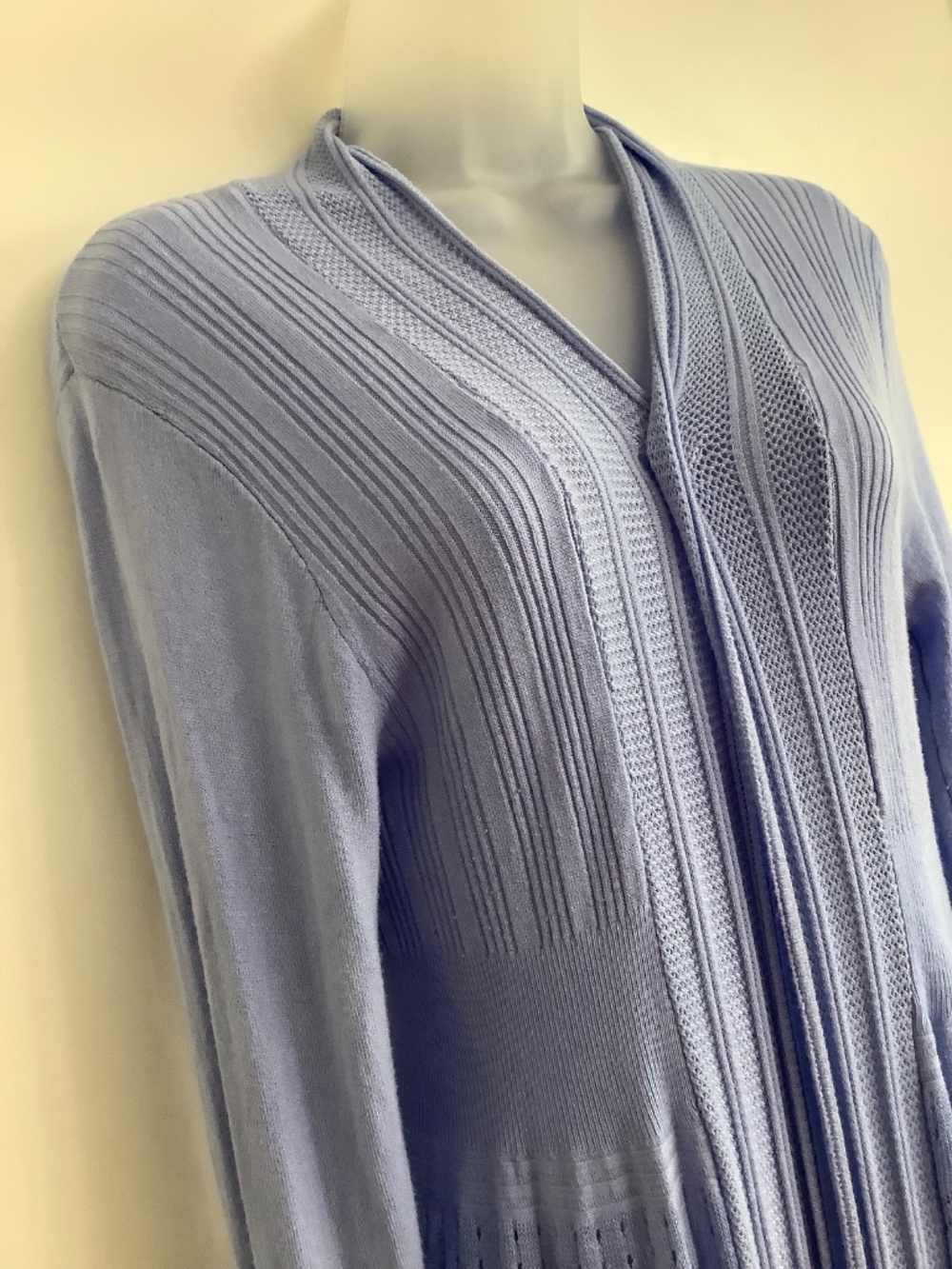 Cherie Bliss Mauve Crochet Cardigan Small - Picture 5 of 11